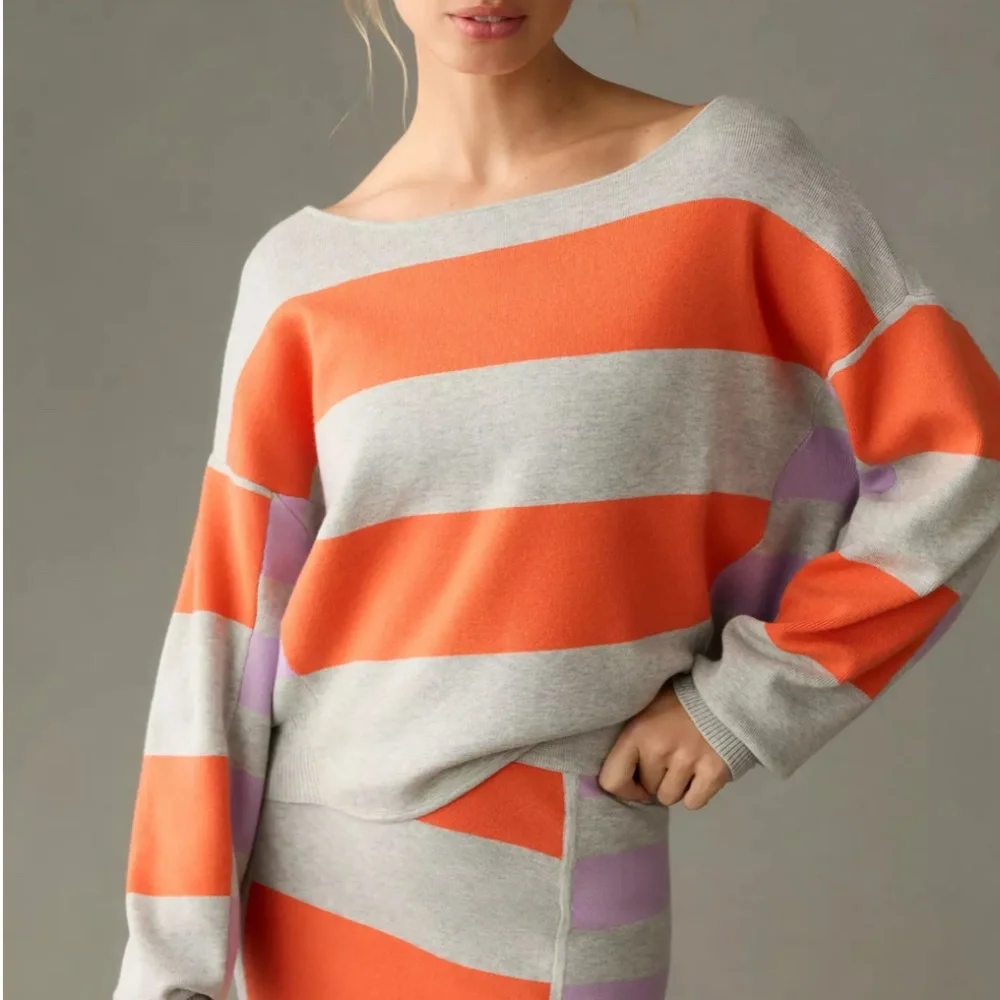 Daily Practice * Anthropologie * Glen Striped Sweater * Size S * Like New! - Picture 2 of 11